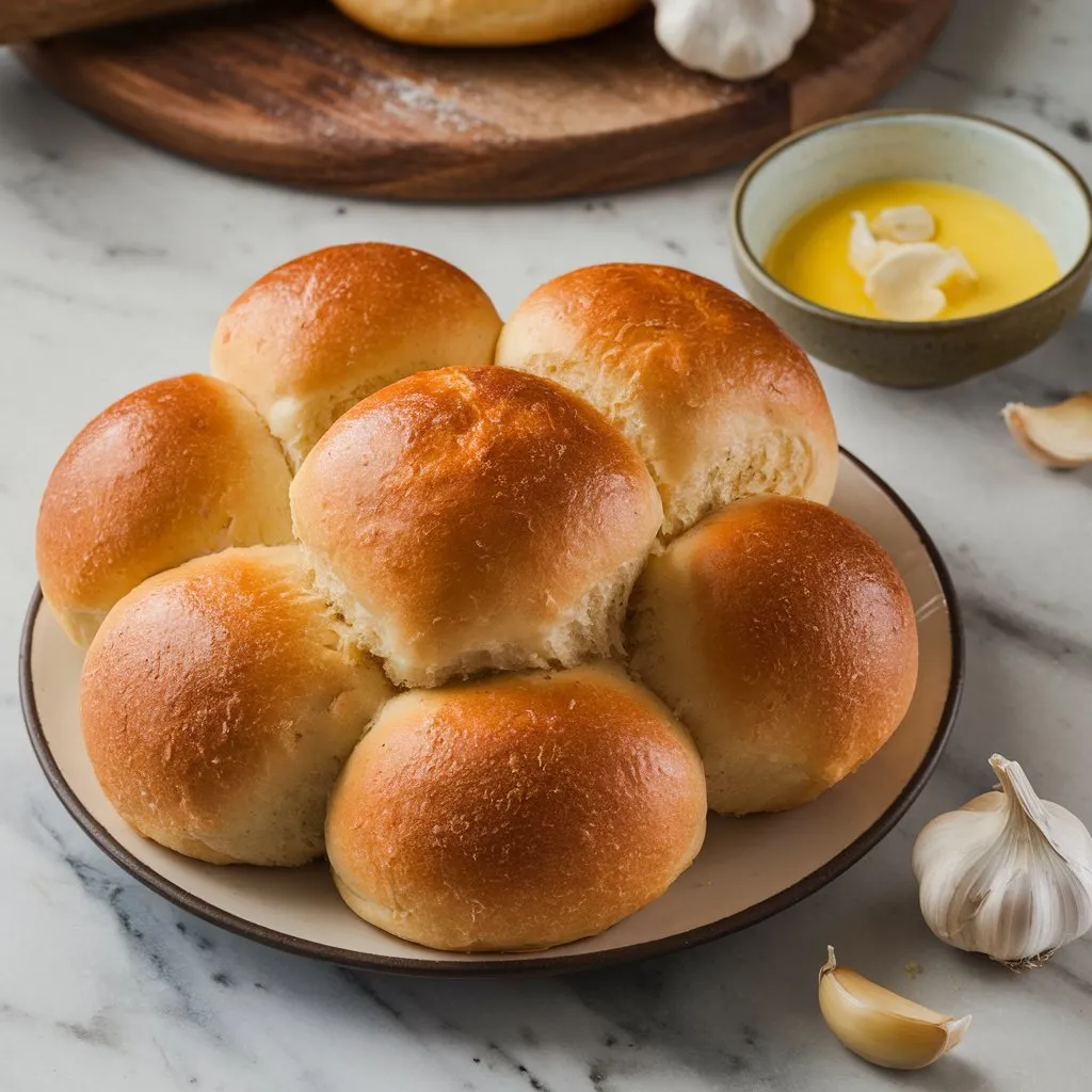 Garlic Dinner Rolls