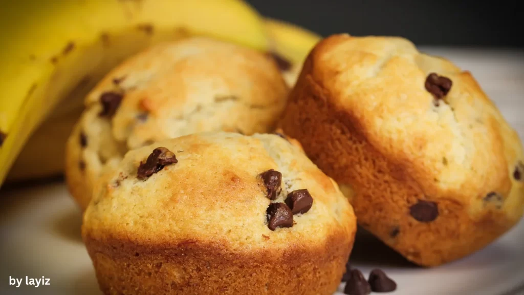 banana chocolate chip muffin recipe