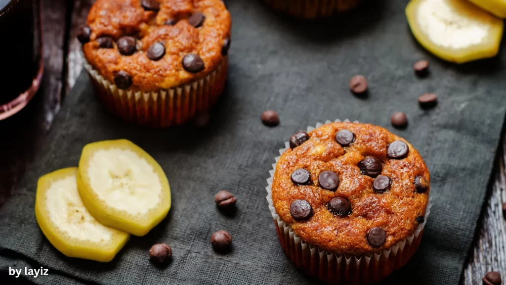 banana chocolate chip muffin recipe