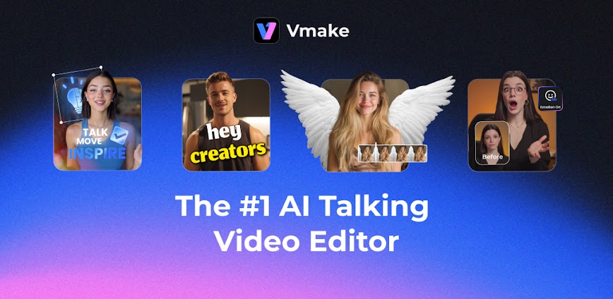 Vmake AI Captions v3.3.0 MOD APK [Premium Unlocked]